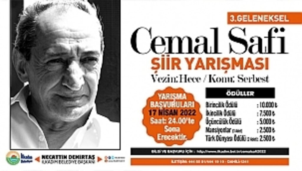 3. Geleneksel Cemal Safi Şiir Yarışması Başvuruları Başladı