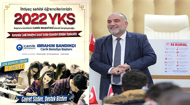 Canik'te İhtiyaç Sahibi Öğrencilere "YKS Başvuru" Desteği