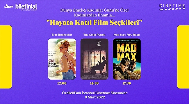 Biletinial'dan 8 Mart Dünya Kadınlar Günü'ne Özel Film Seçkisi