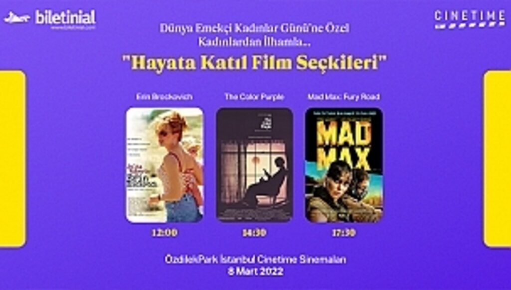 Biletinial'dan 8 Mart Dünya Kadınlar Günü'ne Özel Film Seçkisi