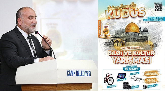 Canik'teki Bilgi Yarışmasına Yoğun Katılım