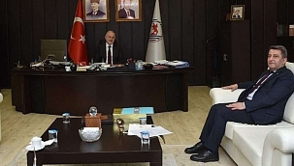 Sağlık-Sen İl Başkanı Biçer'den Rektör Ünal'a Ziyaret