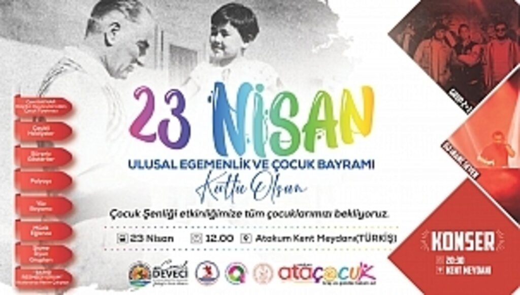 Atakum Belediyesi'nden 23 Nisan'da "Çocuk Şenliği"