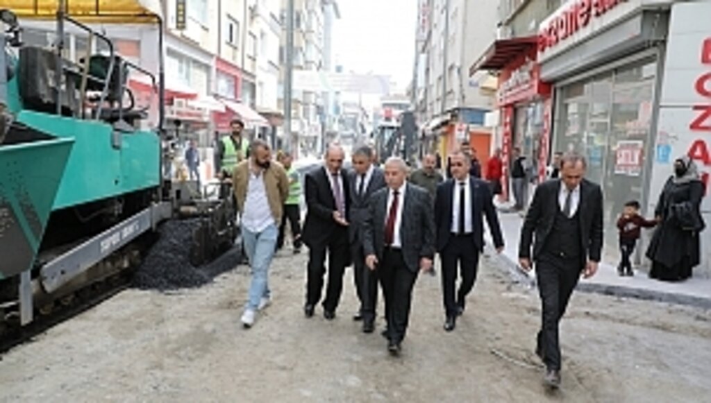 Demirtaş, Asfaltlama Çalışmasını Yerinde İnceledi 