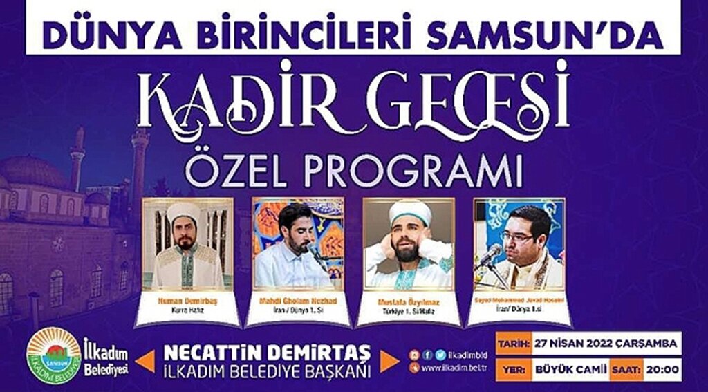 Tüm Halkı Kadir Gecesi Özel Programına Büyük Camiye Davet Etti