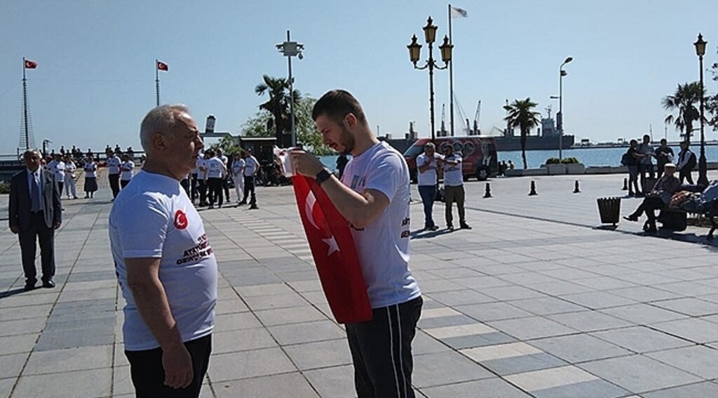 Bayrak ve Toprağımızı Ankara'ya Uğurluyoruz!...