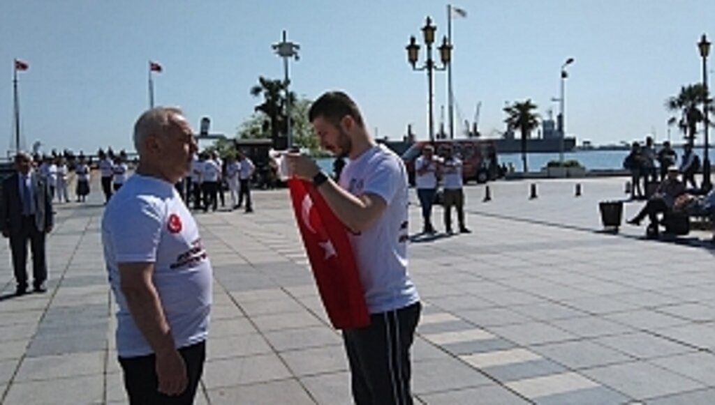 Bayrak ve Toprağımızı Ankara'ya Uğurluyoruz!...