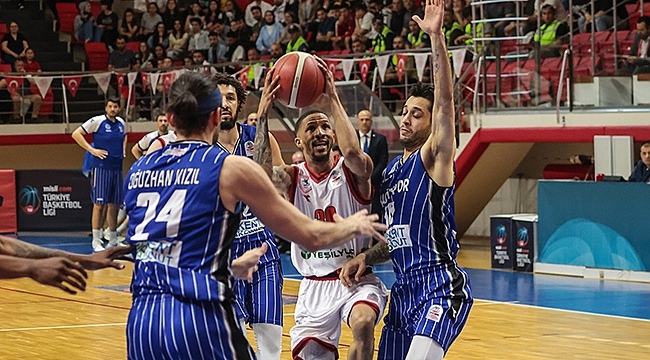 Samsunspor Basket-Kocaeli Büyükşehir Belediye Kağıtspor'u 80 – 73