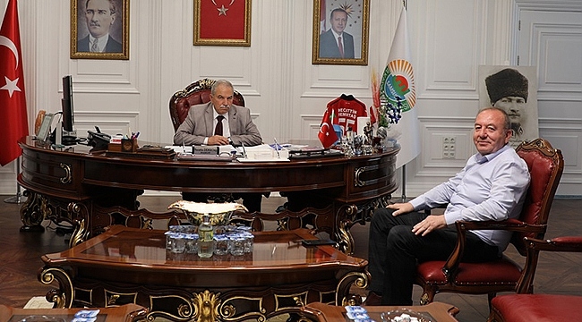 Başkan Demirtaş Sungurlu Belediye Başkanı Abdulkadir Şahiner'i Ağırladı