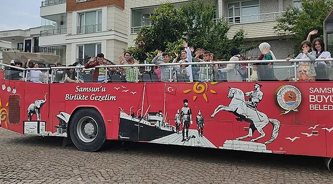 Büyükşehir'den Alaçamlı Öğrencilere Samsun Turu