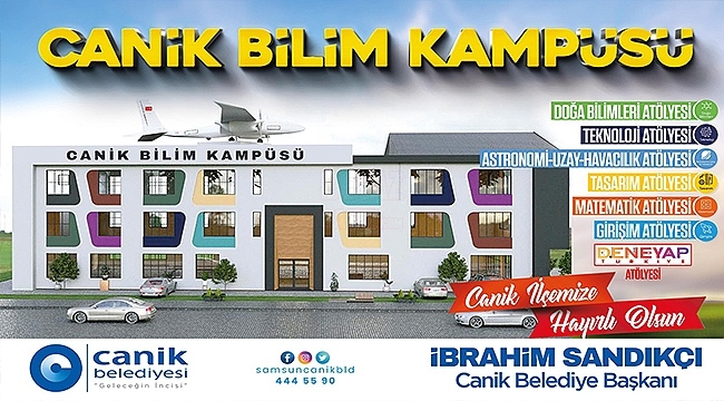 Canik Bilim Kampüsü TEKNOFEST'te Açılıyor