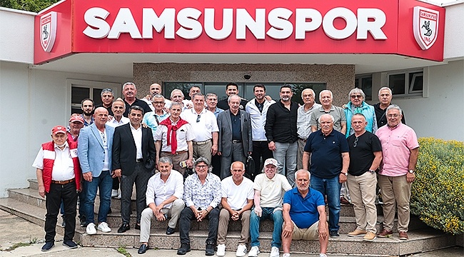 Efsanelerden Samsunspor Kulübüne Ziyaret 