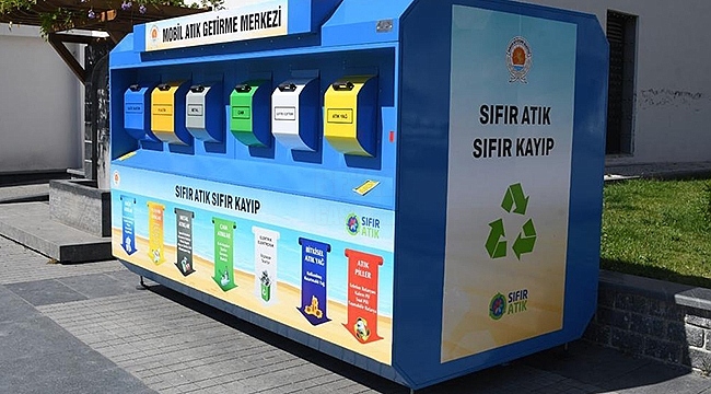 Büyükşehirden Mobil Atık Getirme Merkezi 