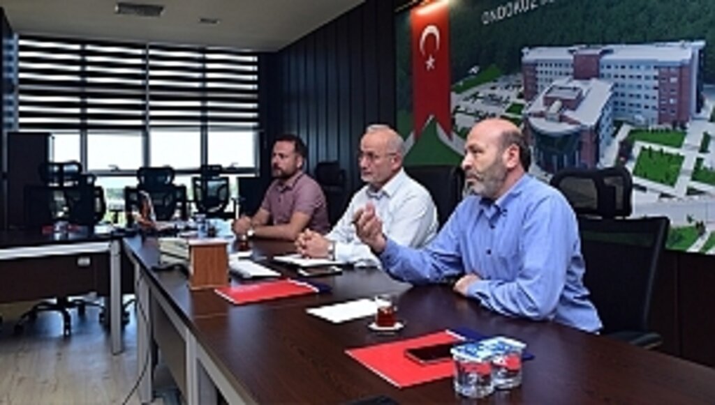 Rektör Ünal, Taşkent Büyükelçiliği Eğitim Müşaviri Eyyüpkoca İle Görüştü