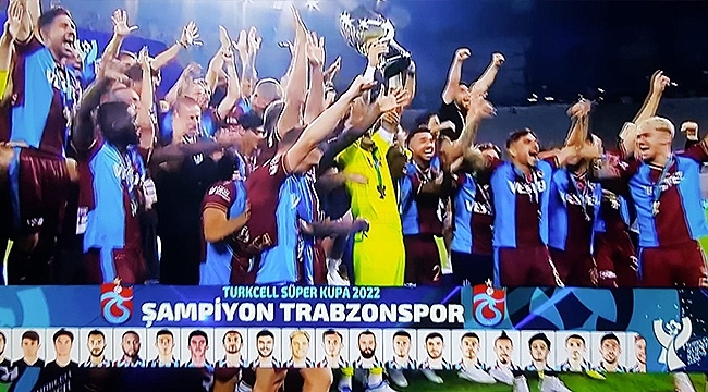 Süper Kupa Trabzonspor'un