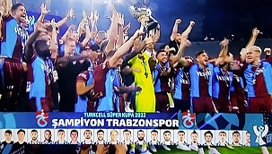 Süper Kupa Trabzonspor'un