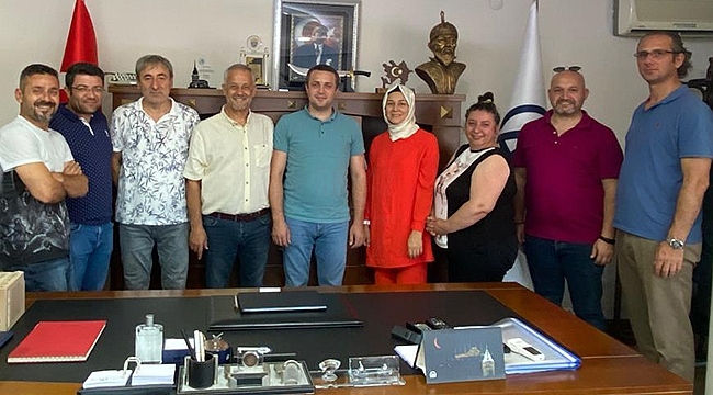19 Mayıs Gazeteciler Cemiyeti'nden AA Bölge Müdürü Demir'e Ziyaret