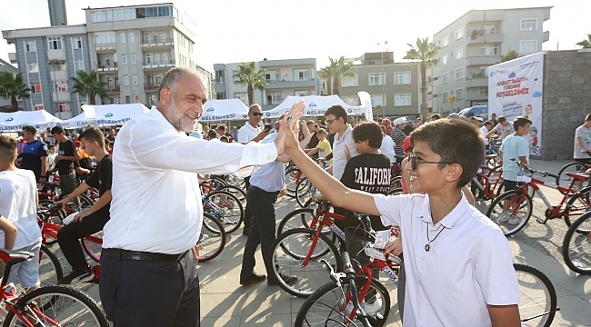 Canik'te Tüm Çocuklar Bisikletlerine Kavuştu