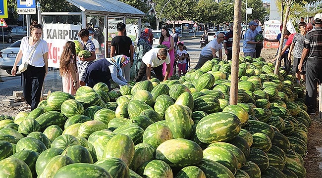 Dayanışma Kampanyasında 400 Ton Karpuz Yurttaşa Ulaştı