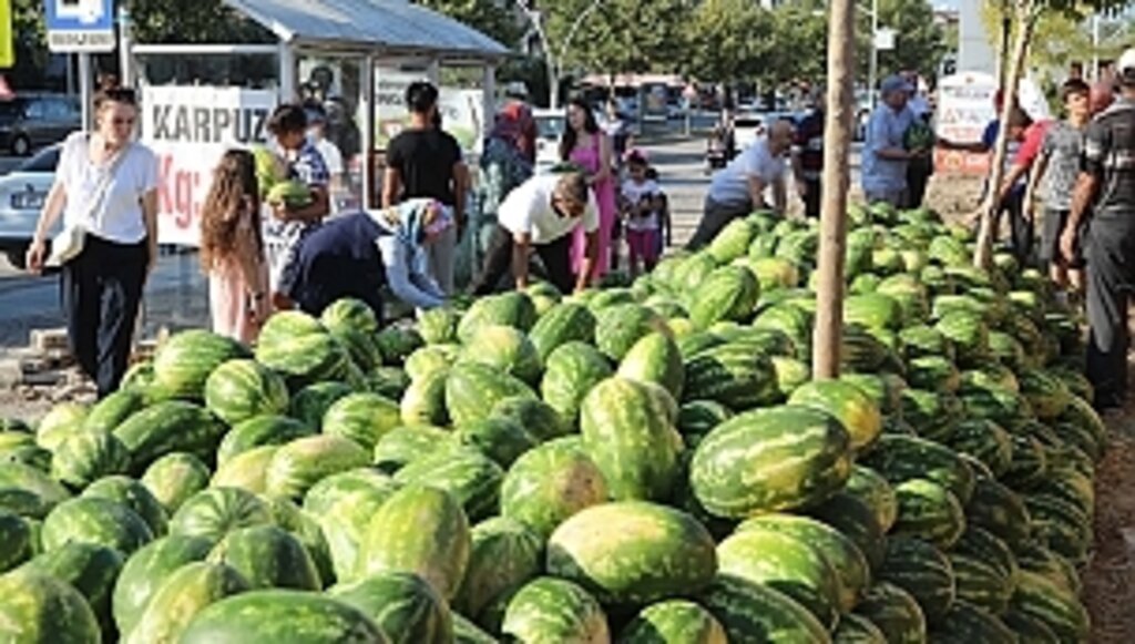 Dayanışma Kampanyasında 400 Ton Karpuz Yurttaşa Ulaştı