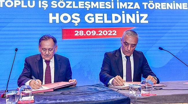 Büyükşehir'de Toplu Sözleşme Sevinci