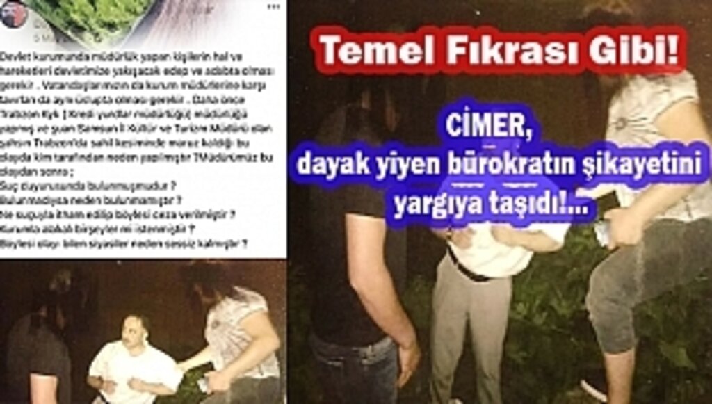 Dayak yediği kişilerden değil de paylaşım yapanlardan şikayetçi oldu!... 