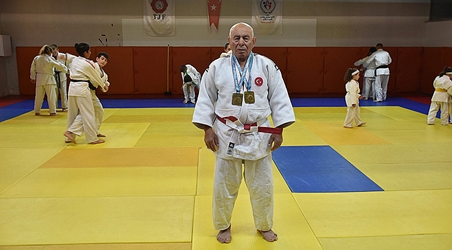 90 Kg Veteranla Judo Balkan Şampiyonu Mustafa Balcı Oldu