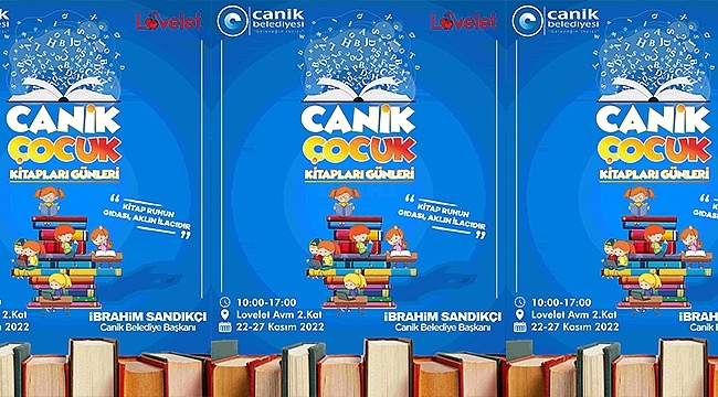 Canik'te Çocuk Kitapları Günleri Başlıyor