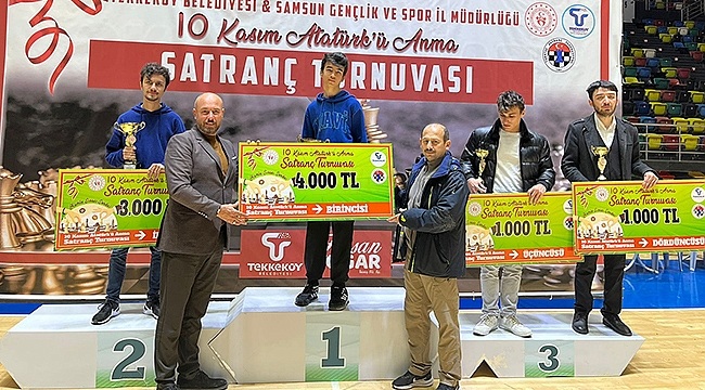 Tekkeköy'de Satrancın Ustaları Ödüllendirildi