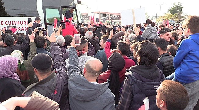 Canik'te Cumhurbaşkanı Erdoğan'a Sevgi Seli