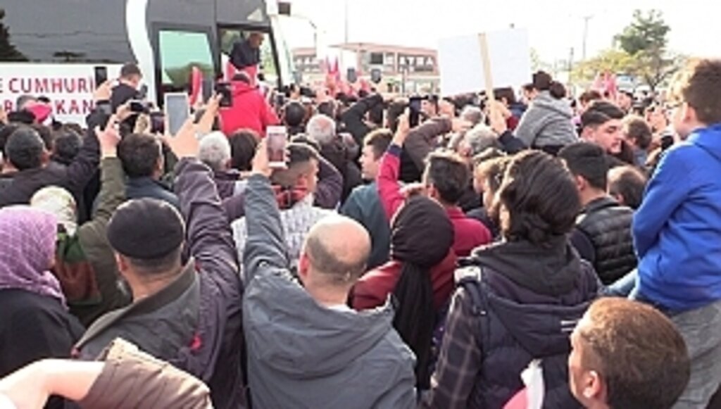 Canik'te Cumhurbaşkanı Erdoğan'a Sevgi Seli