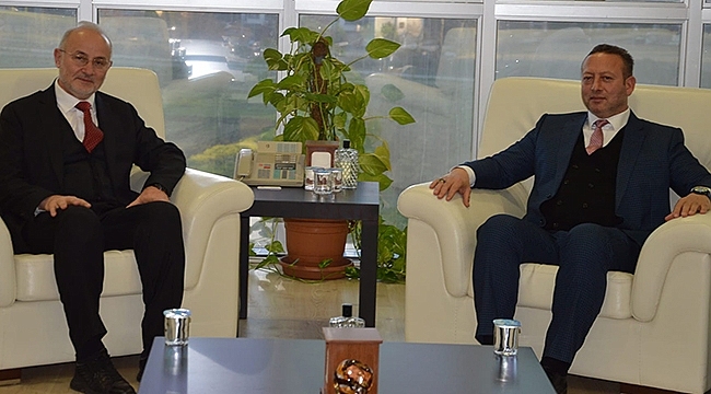 Başkan Kocabaş'tan Rektör Ünal'a Ziyaret