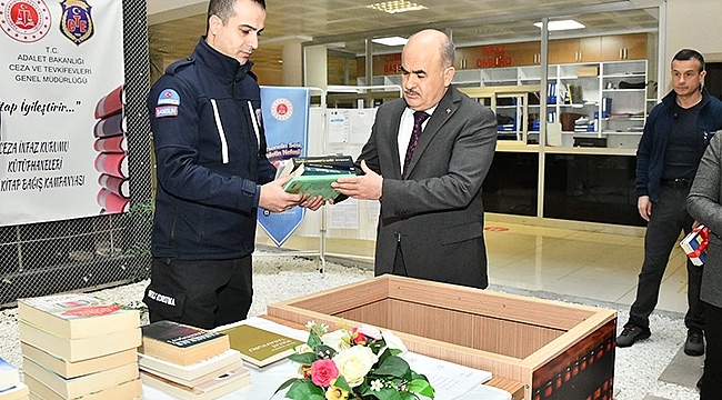 Samsun'daki 3 Cezaevine Yeni Kütüphane Kurulacak