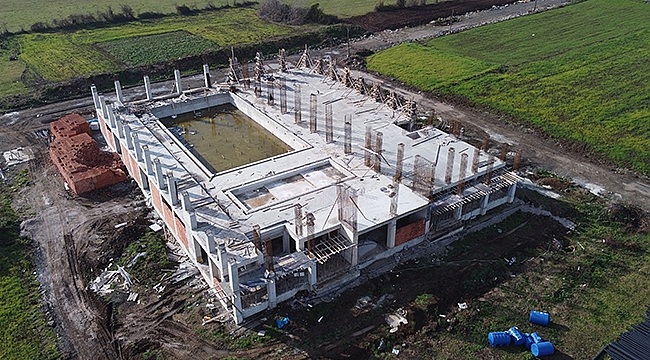 Tekkeköy Kapalı Yüzme Havuzuna Kavuşuyor