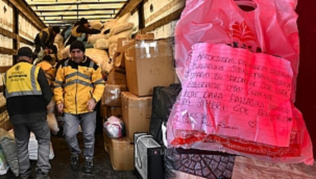 Deprem Yardım Kolisinden Çıkan 'Not' Duygulandırdı