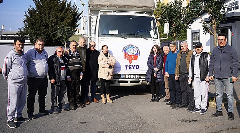 Deprem Yardımı TSYD'den Yola Çıktı