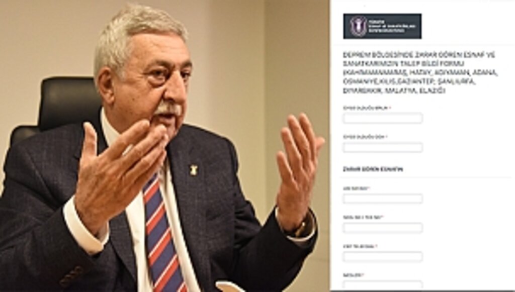 Depremden Zarar Gören Esnaf Tespit Ediliyor