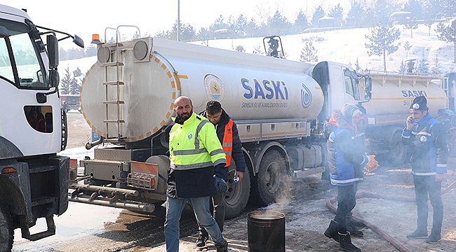 SASKİ Elbistan'da Su Sorununu Çözüyor