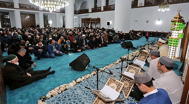 Canik'te Binler Berat Kandili'nde Buluştu