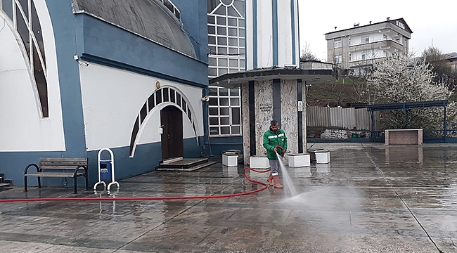 Canik'te Camiler Ramazan'a Hazır