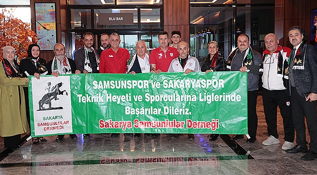 Sakarya Samsunlular Derneği'nden Samsunspor'a Ziyaret