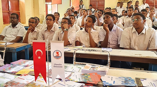 Sudan Türk Üniversiteleri Eğitim Fuarı'nda OMÜ-YÖS Tanıtıldı