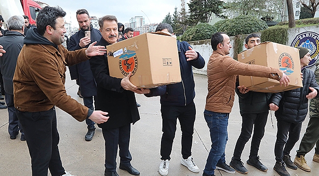 Atakum'da Deprem Dayanışması Bin 700 Aileye Ulaştı