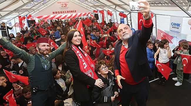 Canik'te Çocuklar 23 Nisan Coşkusunu Yaşadı