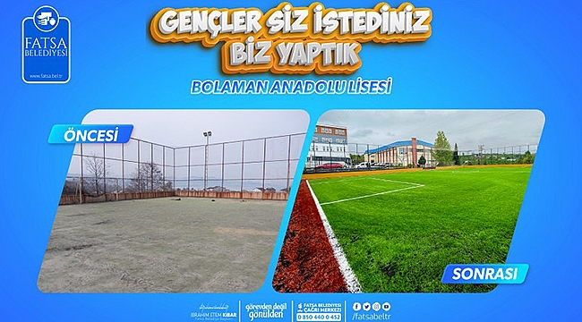 Gençler İstedi Biz Yaptık