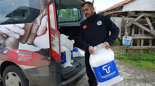 Tekkeköy Belediyesi Ramazan Yardımlarını Sürdürüyor