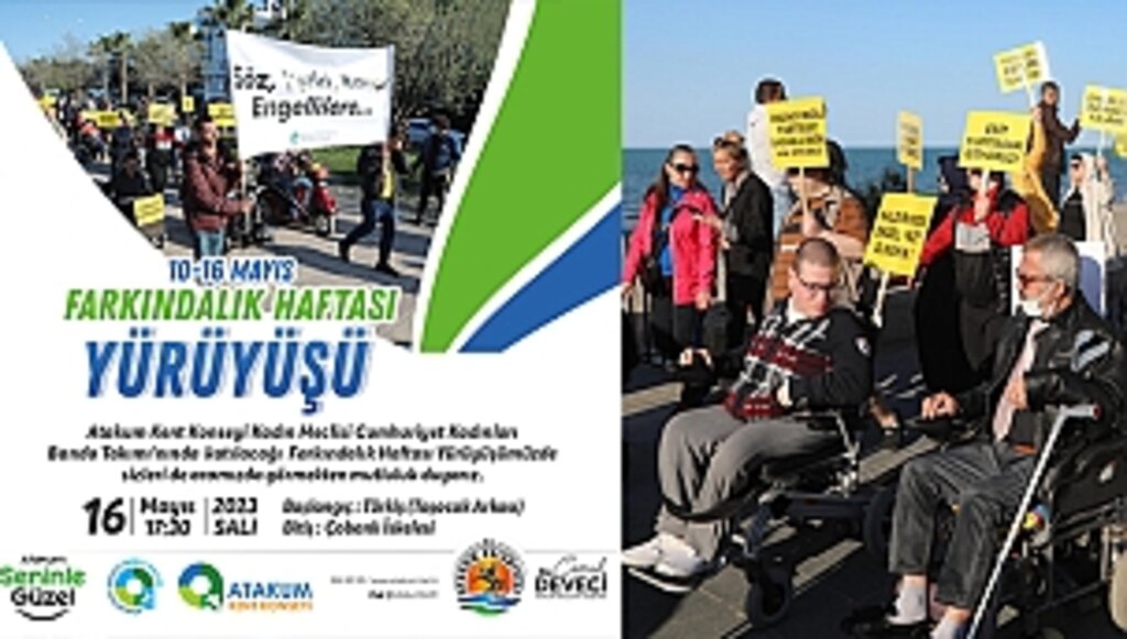 Atakum'da "Engelsiz Yaşam" İçin Yürüyecekler