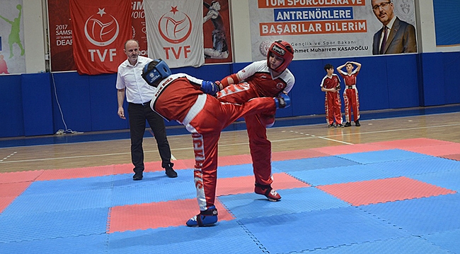 Kick Boks'ta Kupalar Sahiplerini Buldu