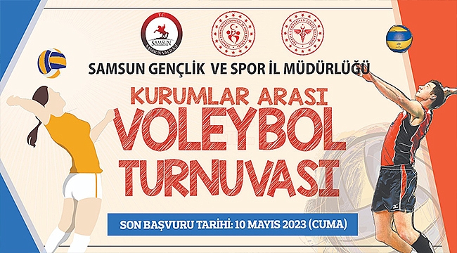 Kurumlar Arası Voleybol Turnuvası Başlıyor