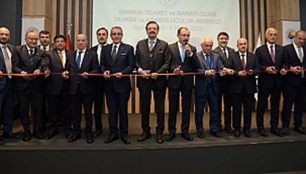 Samsun TSO Tahkim ve Arabuluculuk Merkezi Hizmete Açıldı